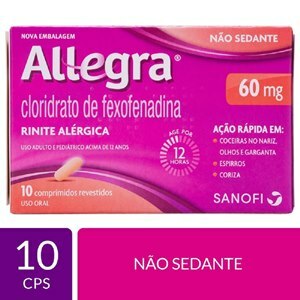 Antialérgico Allegra 60Mg 10 Comprimidos