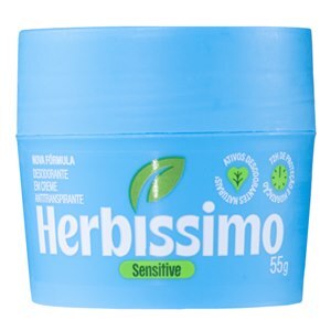 Desodorante Antitranspirante Creme Herbíssimo Sensitive 72h 55g