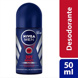 Desodorante Antitranspirante Roll-On Nivea Men Active Dry Impact 72H 50Ml