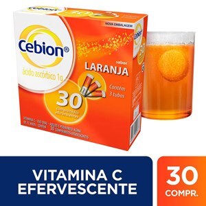 VITAMINA C - CEBION 1G 30 COMPRIMIDOS EFERVESCENTES