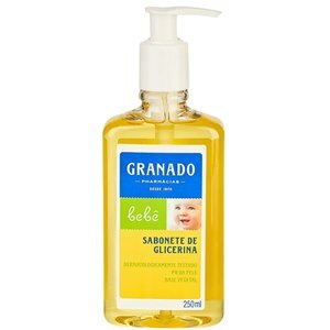 SABONETE LÍQUIDO GRANADO DE GLICERINA PARA BEBÊ 250ML