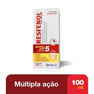 PARACETAMOL + CLORFENIRAMINA + FENILEFRINA - RESFENOL LÍQUIDO 100ML