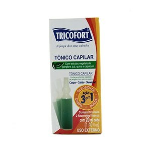 TÔNICO CAPILAR TRICOFORT 2 FRASCOS DE 20ML