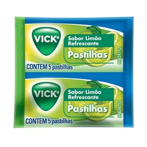 VICK LIMÃO 5 PASTILHAS 