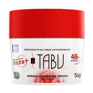 Desodorante Antiperspirante em Creme Tabu 48h 55g