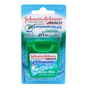 Fio Dental Johnson's Reach Essencial Menta 50 Metros