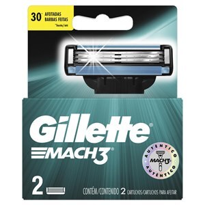 Carga Gillette Mach3 2 Unidades