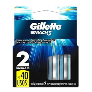 Carga Gillette Mach 3 - 2 Unidades
