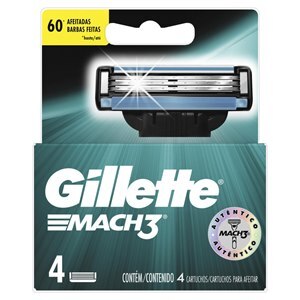 Carga Gillette Mach3 4 Unidades
