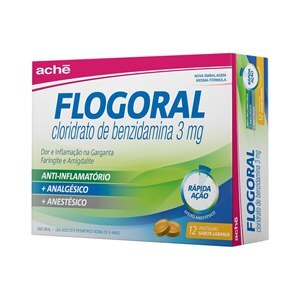 Flogoral Laranja 12 Pastilhas
