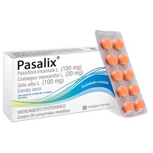 Pasalix 20 Comprimidos Revestidos