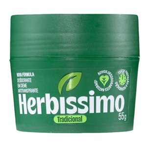 Desodorante Antitranspirante Creme Herbíssimo Tradicional 72h 55g