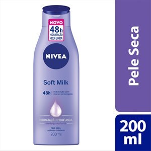 Loção Hidratante Corporal Nivea Soft Milk Pele Seca 200Ml