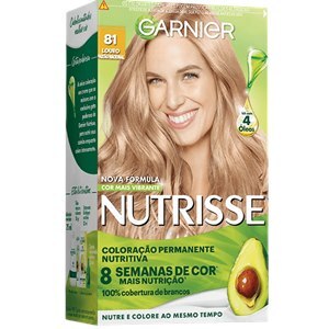 Tinta De Cabelo Permanente Nutrisse Creme - 81 Louro Paixao Nacional