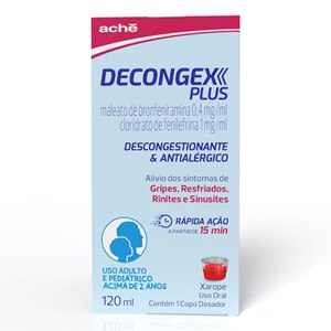 Decongex Plus Xarope 120Ml