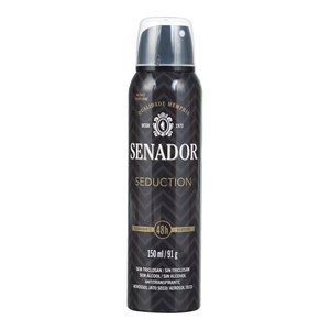 Desodorante Aerossol Senador Seduction 48H 150Ml