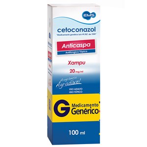 Cetoconazol Shampoo 100Ml - Ems - Genérico (Nizoral)
