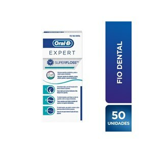 FIO DENTAL ORAL B SUPER FLOSS 50 METROS 