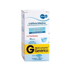 Carbocisteína Xarope Pediátrico 100Ml - Ems - Genérico