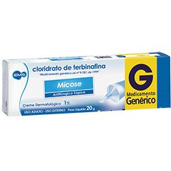 Terbinafina Creme 20G - Ems - Genérico (Lamisil)