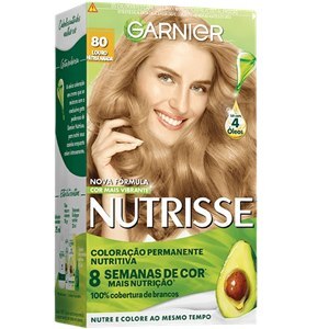 Tinta De Cabelo Permanente Nutrisse Creme - 80 Louro Pátria Amada