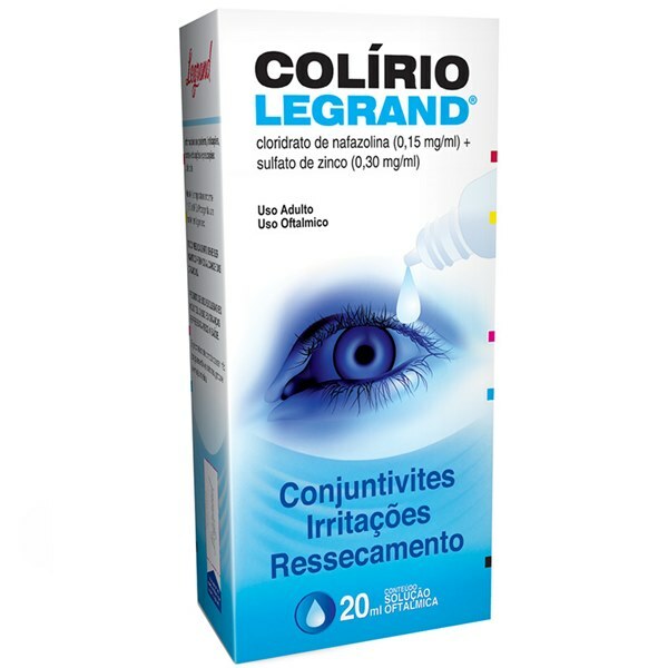 NAFAZOLINA+ZINCO COLÍRIO LEGRAND 20ML - Ultrafarma