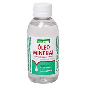 Óleo Mineral Bravir 200Ml