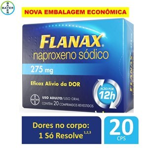 ANALGÉSICO FLANAX 275MG 20 COMPRIMIDOS