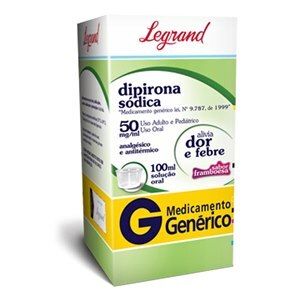 DIPIRONA SOLUÇÃO ORAL 100ML - LEGRAND - GENÉRICO