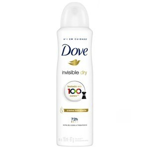 DESODORANTE AEROSOL DOVE FEMININO INVISIBLE DRY VIOLETA E FRÉSIA BRANCA 150ML