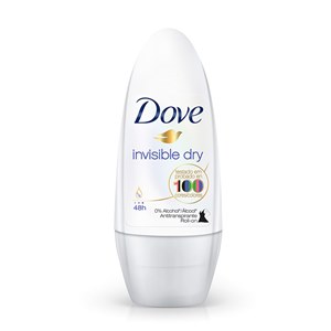 Desodorante Roll On Dove Feminino Invisible Dry 50Ml