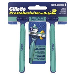 Aparelho De Barbear Gillette Prestobarba Ultragrip Móvel 2 Unidades