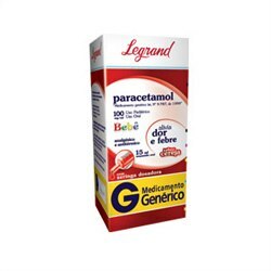 Paracetamol Bebê 100Mg/Ml Bebê Gotas 15Ml - Legrand - Genérico