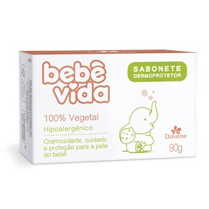 Sabonete Infantil Davene Bebê Vida Aveia E Glicerina 90G