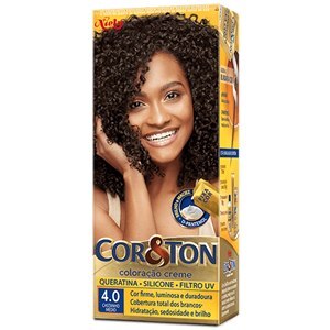 TINTURA COR&TON 4.0 CASTANHO MÉDIO