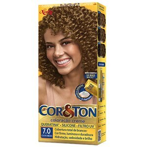 TINTURA COR&TON 7.0 LOURO MÉDIO