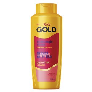 Shampoo Niely Gold Reconstrução Potente 275Ml