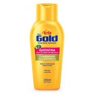 Condicionador Niely Gold Reconstrução Potente Queratina V 175Ml