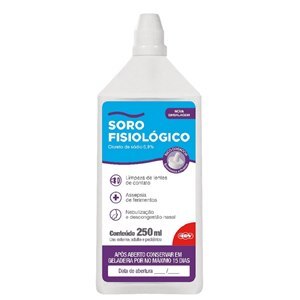 Soro Fisiológico 0,9% Conta-Gotas Adv Uso Externo 250Ml