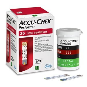 TIRAS ACCU-CHEK PERFORMA 25 UNIDADES 