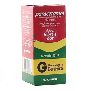 Paracetamol 200Mg/Ml Gotas 15Ml - Cimed - Genérico
