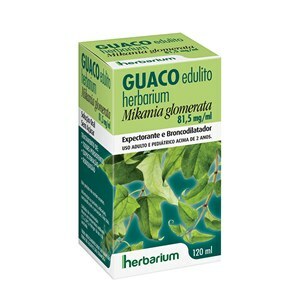 GUACO EDULITO HERBARIUM SEM AÇÚCAR XAROPE 120ML