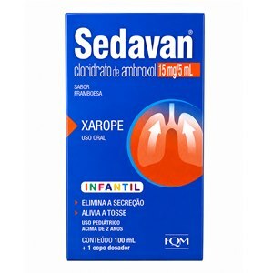 Sedavan Ambroxol 15mg/5ml Xarope Infantil 100ml