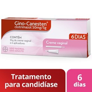 GINO-CANESTEN CREME VAGINAL 35G + 6 APLICADORES