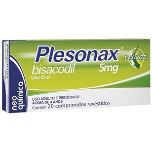 BISACODIL - PLESONAX 20 COMPRIMIDOS