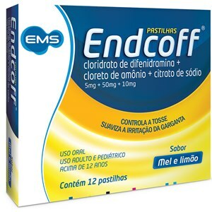 ENDCOFF MEL E LIMÃO 12 PASTILHAS