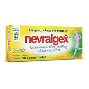 Dipirona+Orfenadrina+Cafeína - Nevralgex 30 Comprimidos