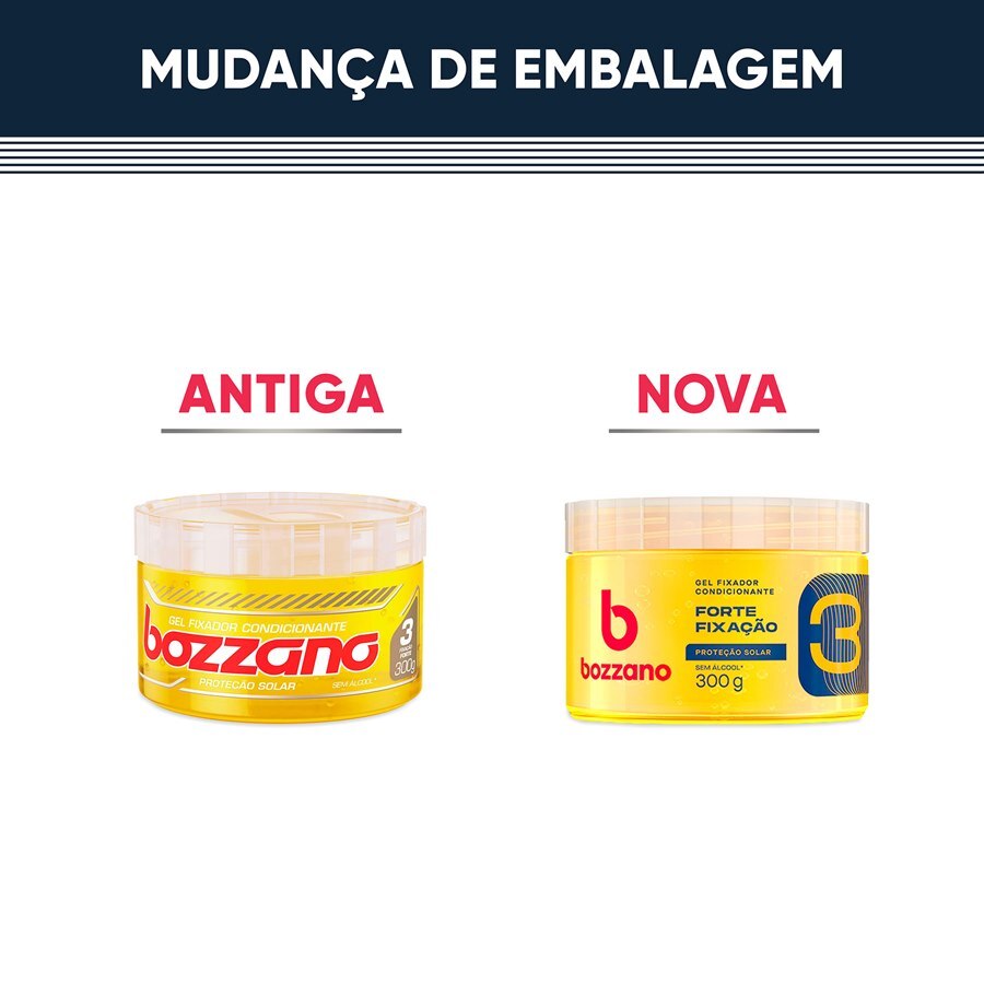 Gel Fixador Condicionante Bozzano Ação Prolongada Mega Forte Fixação 4