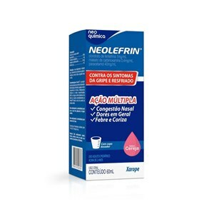 NEOLEFRIN XAROPE COM 60 ML