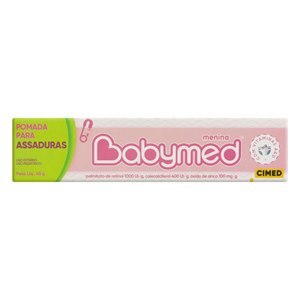 POMADA PARA PREVENÇÃO DE ASSADURAS BABYMED MENINA 45G